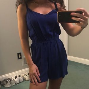 royal blue romper